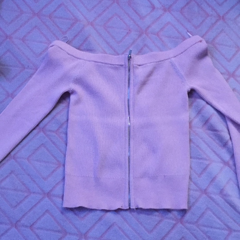 Pink winter top